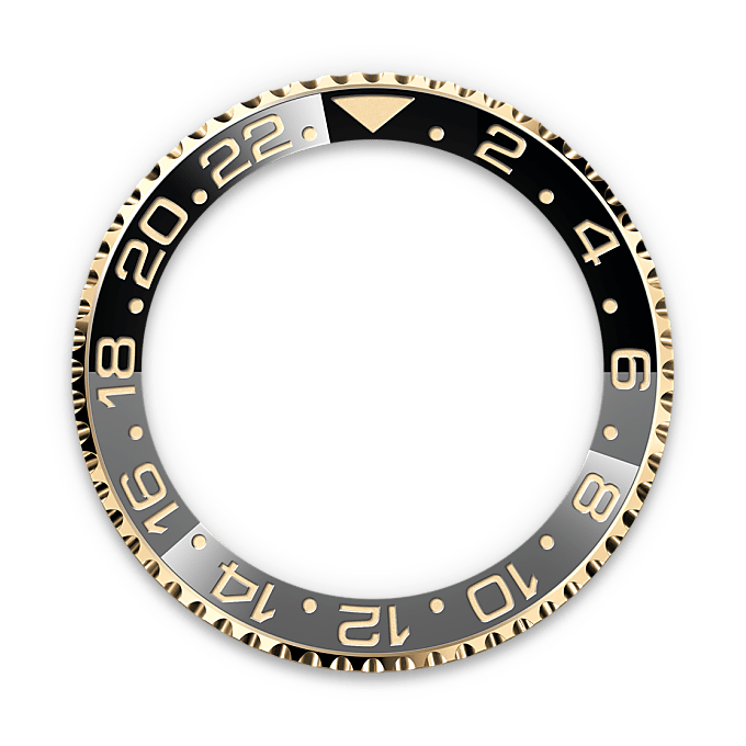 rolex GMT-Master II em Rolesor amarelo – combinação de aço Oystersteel e ouro amarelo, m126713grnr-0001 - Danglar