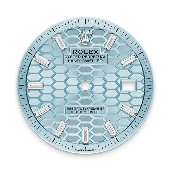 rolex Land-Dweller em Platina, m127286tbr-0001 - Danglar