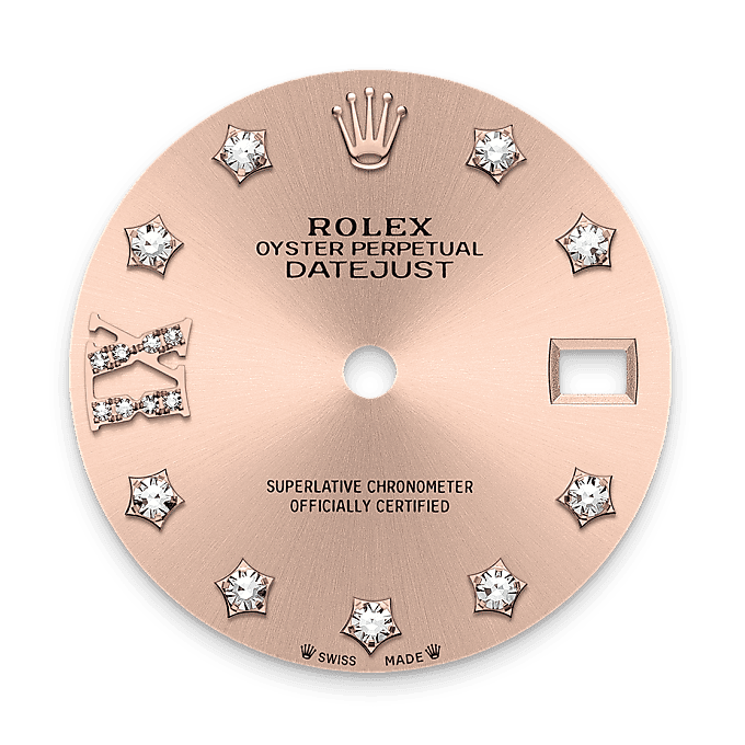 rolex Lady-Datejust em Rolesor Everose – combinação de aço Oystersteel e ouro Everose, m279171-0028 - Danglar