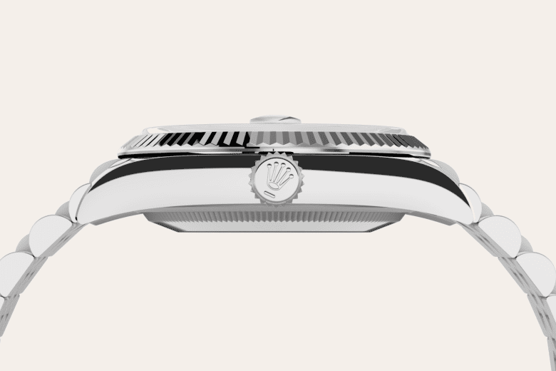 rolex Datejust em Rolesor branco – combinação de aço Oystersteel e ouro branco, m126234-0071 - Danglar