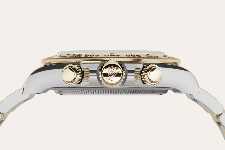 rolex Cosmograph Daytona em Rolesor amarelo – combinação de aço Oystersteel e ouro amarelo, m126503-0003 - Danglar