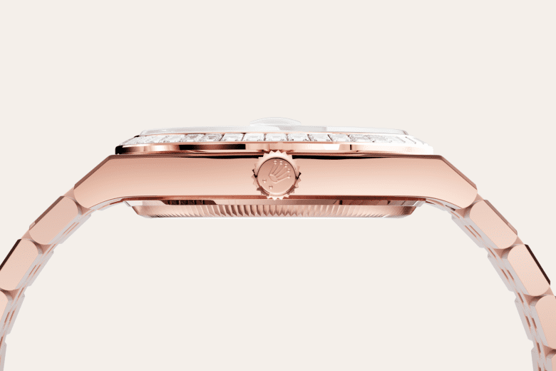 rolex Land-Dweller em Ouro Everose 18 quilates, m127285tbr-0002 - Danglar