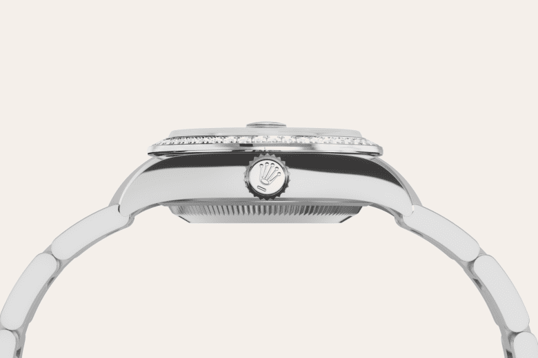 rolex Lady-Datejust em Rolesor branco – combinação de aço Oystersteel e ouro branco, m279384rbr-0004 - Danglar