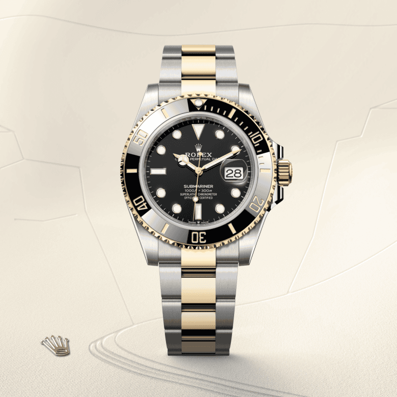 rolex Submariner em Rolesor amarelo – combinação de aço Oystersteel e ouro amarelo, m126613ln-0002 - Danglar