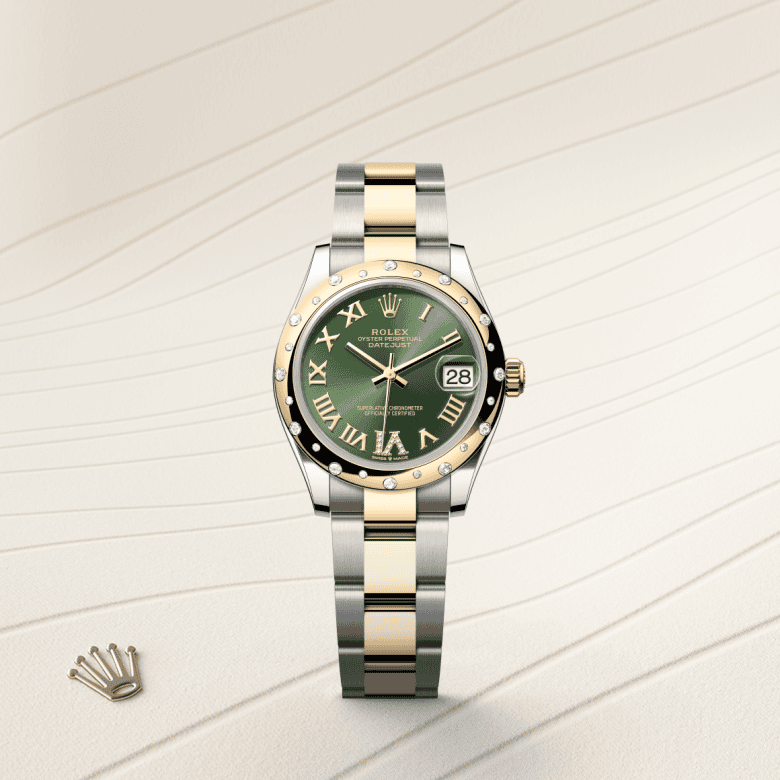 rolex Datejust em Rolesor amarelo – combinação de aço Oystersteel e ouro amarelo, m278343rbr-0015 - Danglar