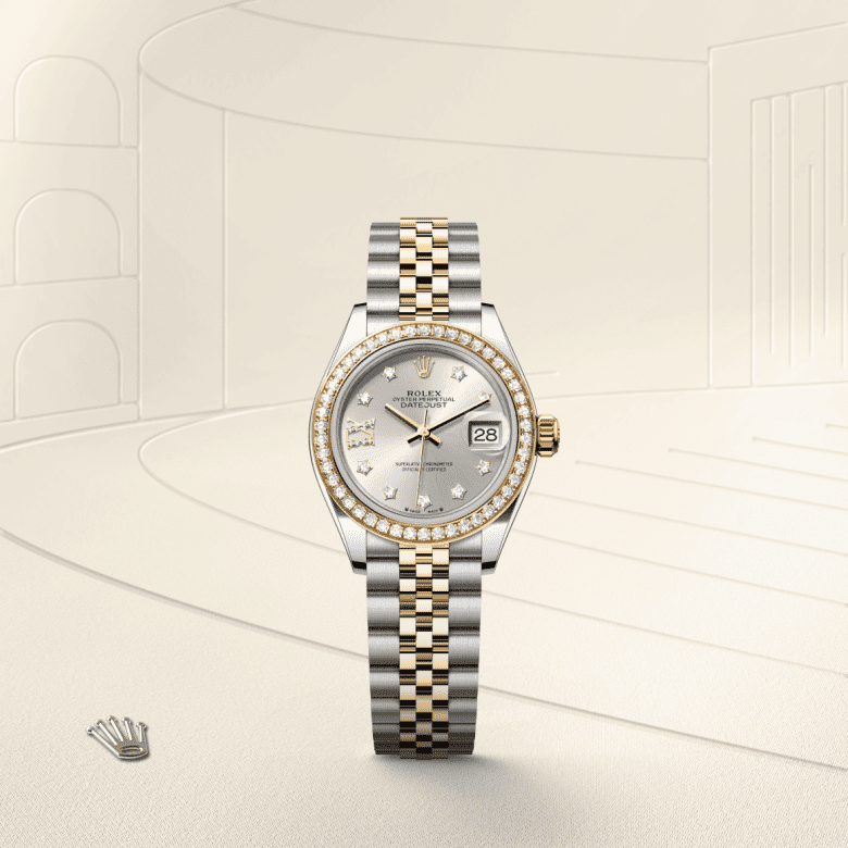 rolex Lady-Datejust em Rolesor amarelo – combinação de aço Oystersteel e ouro amarelo, m279383rbr-0003 - Danglar
