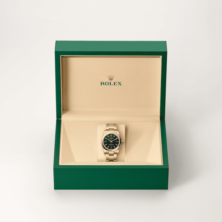 rolex Oyster Perpetual em Ouro amarelo 18 quilates, m124208-0001 - Danglar