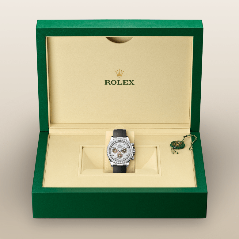 rolex Cosmograph Daytona em ouro branco 18 quilates, m126589rbr-0001 - Danglar