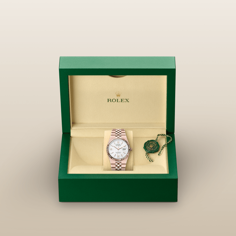 rolex Land-Dweller em Ouro Everose 18 quilates, m127235-0001 - Danglar
