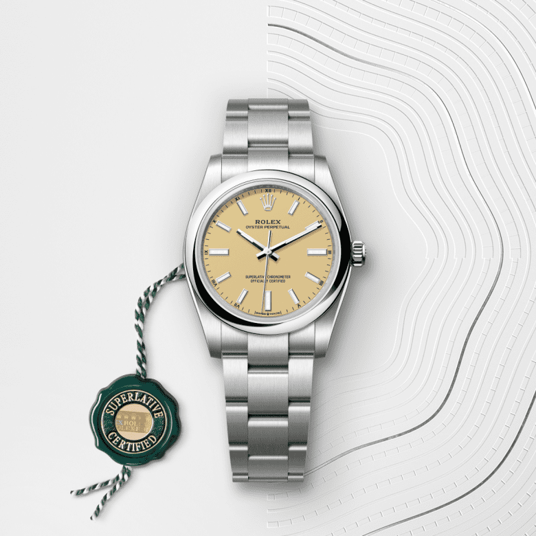 rolex Oyster Perpetual em Aço Oystersteel, m124200-0007 - Danglar