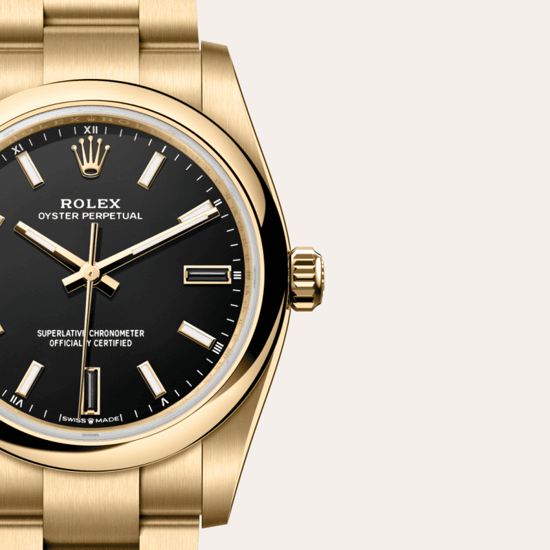 rolex Oyster Perpetual em Ouro amarelo 18 quilates, m124208-0001 - Danglar