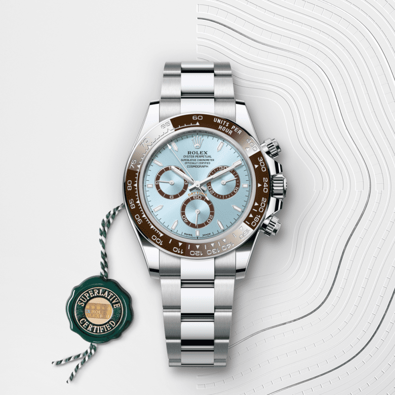 rolex Cosmograph Daytona em Platina, m126506-0001 - Danglar