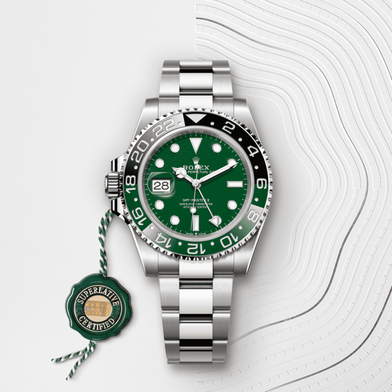 rolex GMT-Master II em ouro branco 18 quilates, m126729vtnr-0001 - Danglar