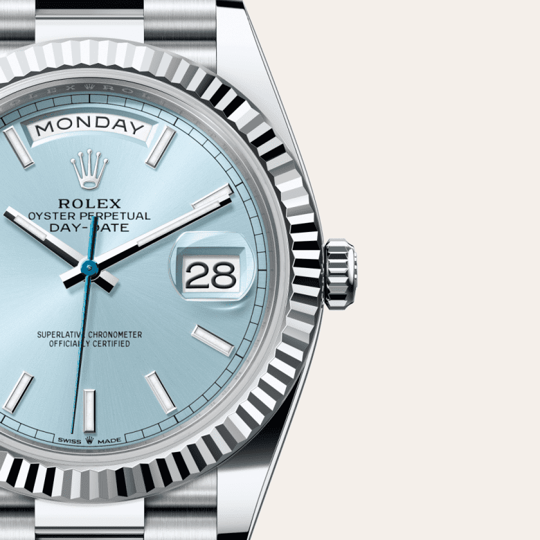 rolex Day-Date em Platina, m228236-0018 - Danglar