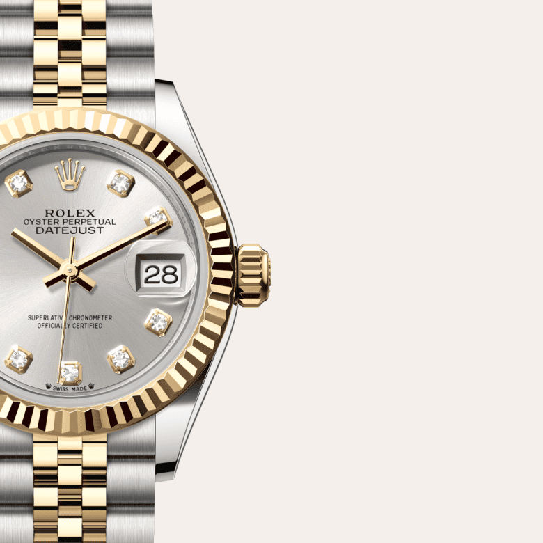 rolex Lady-Datejust em Rolesor amarelo – combinação de aço Oystersteel e ouro amarelo, m279173-0007 - Danglar