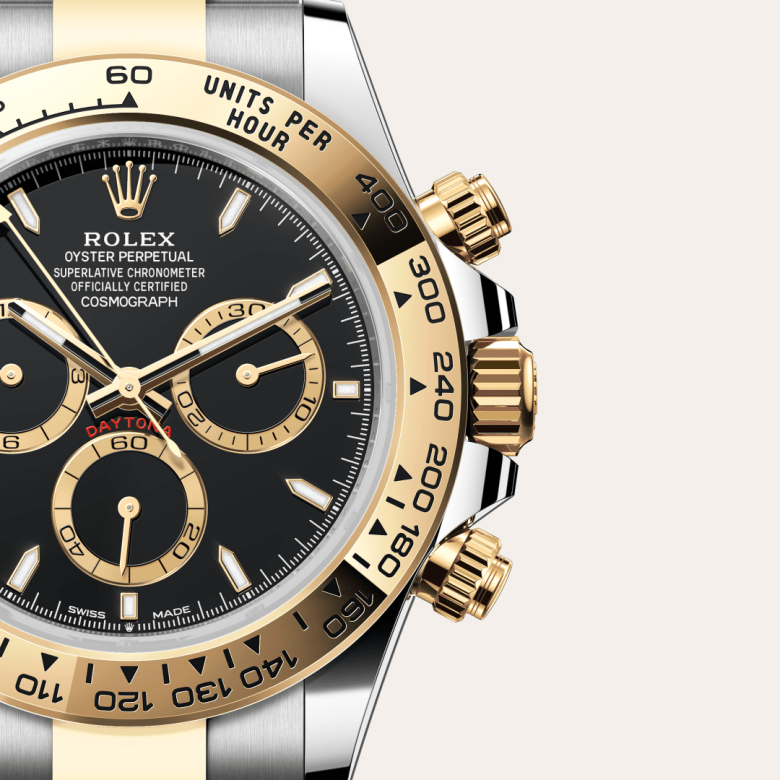 rolex Cosmograph Daytona em Rolesor amarelo – combinação de aço Oystersteel e ouro amarelo, m126503-0003 - Danglar