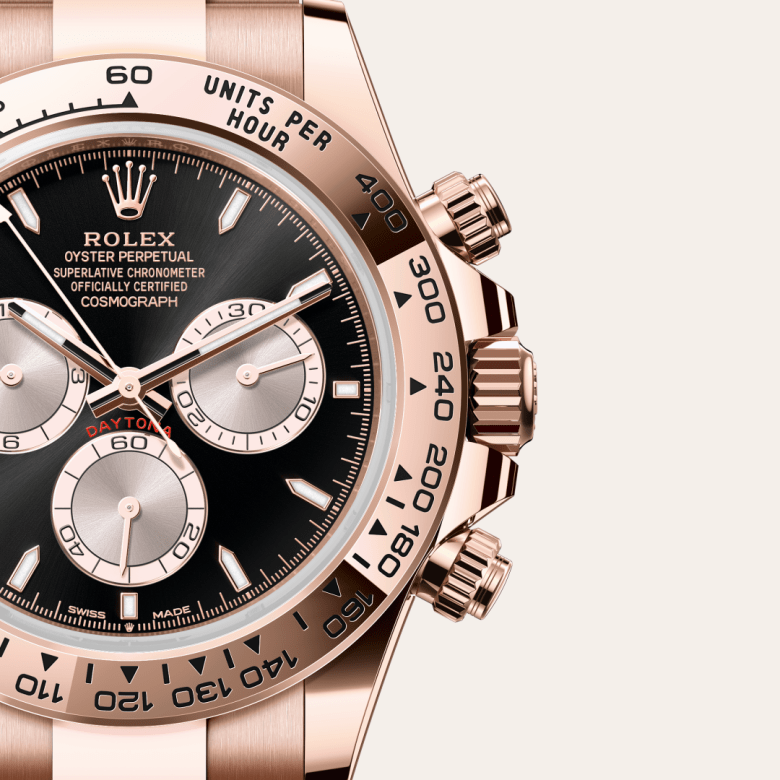 rolex Cosmograph Daytona em Ouro Everose 18 quilates, m126505-0001 - Danglar