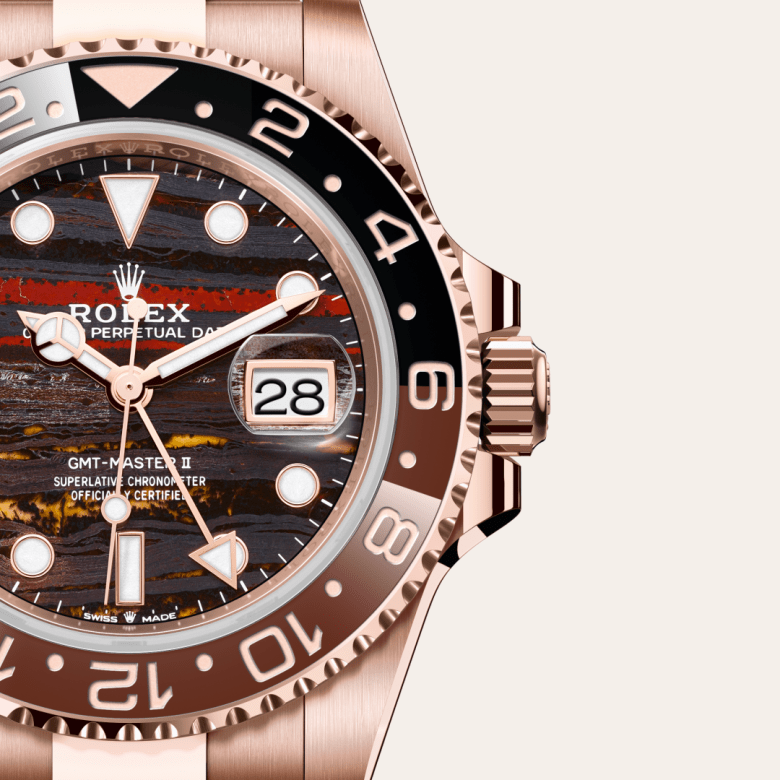 rolex GMT-Master II em Ouro Everose 18 quilates, m126715chnr-0002 - Danglar