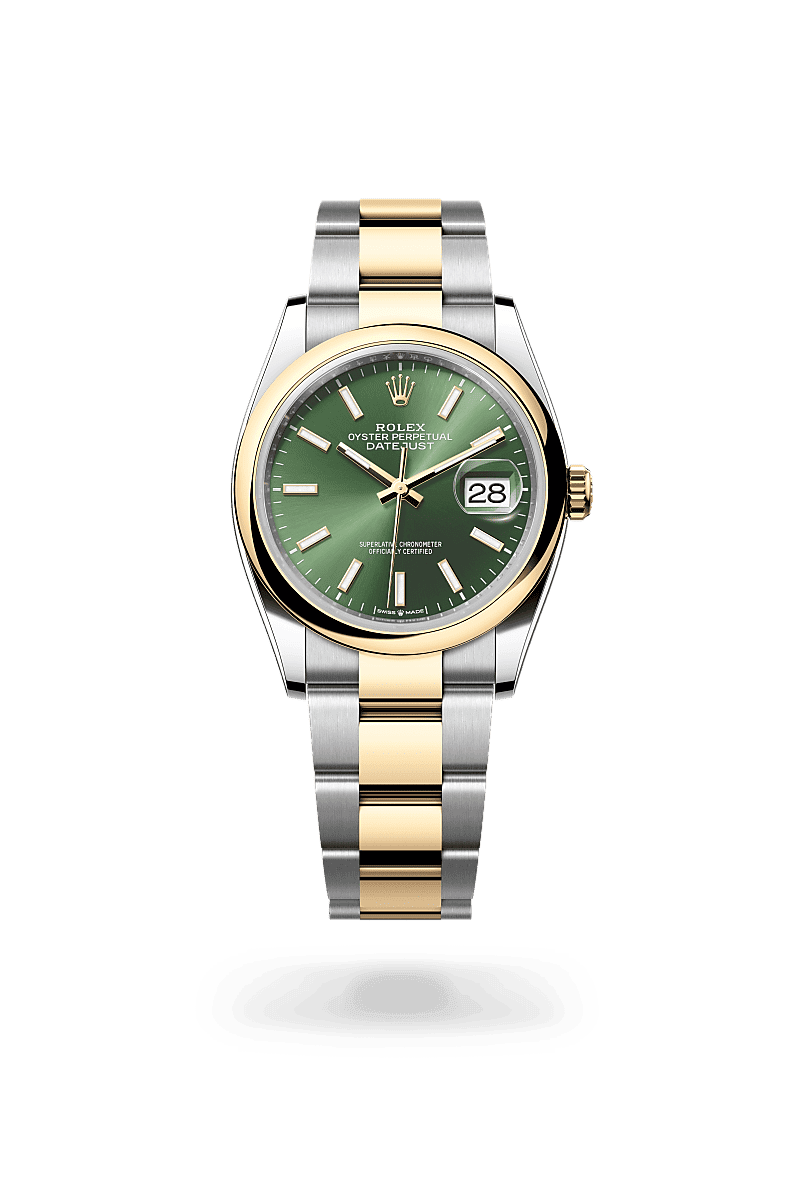 rolex Datejust em Rolesor amarelo – combinação de aço Oystersteel e ouro amarelo, m126203-0058 - Danglar